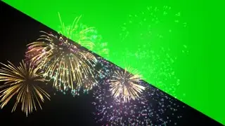 FIREWORKS GREEN SCREEN | Effect 10