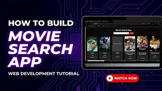 How to Build a Movie Search App | Complete Web Development Tutorial part 1