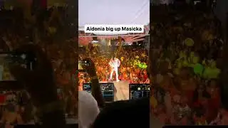 Aidonia big up masika pon stage