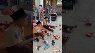 Makanan nya di buang karna ga dapet hadiah #shorts #anakdesa #minivlog