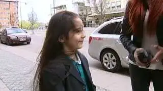 Boy with very long hair
