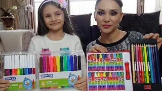 Lina Evde Saklı Çeşit Çeşit Sürpriz Boya Kalemleri Arıyor | Eğlenceli Çocuk Videosu