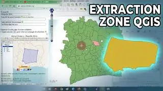 EXTRAIRE UNE ZONE D'ETUDE SUR UNE CARTE AVEC QGIS