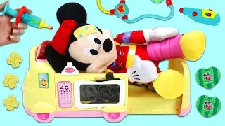 Mickey Mouse Gets Injured Race Car Driving!