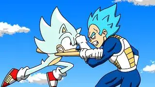 Sonic and Shadow VS Goku and Vegeta - MULTIVERSE WARS! 🥏💥🐉