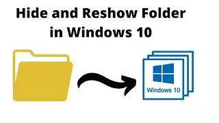 How To Hide and Re show Folders In Windows 10  Pro Lens Tutorials