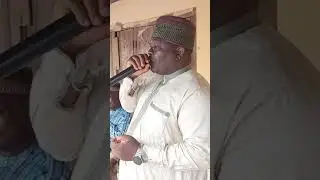 Reciting some ayat from the Holy Qur'an during my visit to my first Modrasat @Sheikh Yahya Murtadoh
