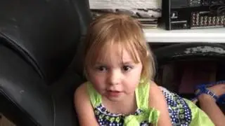 2 year old Lily showing me her new song "My Friend"