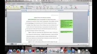 Using Word Processors' Track Changes and Comments Features