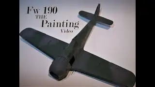 Tamiya FOCKE-WULF Fw190 A-8/A8 R2. 1/48 Painting Video (In Arabic)