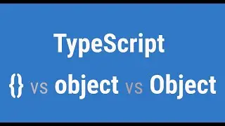 `{}` vs `object` vs `Object` in TypeScript  | JSer - TypeScript noob
