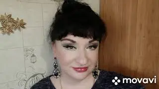 Нежный оливковый макияж .Праздничный макияж