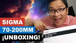 Unboxing Sigma 70-200mm f2.8 para Montura L - Desempaquetado