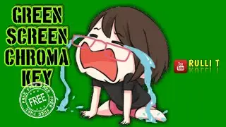 Green Screen HD [1080p] - GIRL CRYING animation 🔊 sound