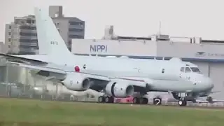 静かすぎる対潜哨戒機P－１着陸