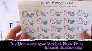 Etsy Haul Sept 2015 ::Planner Stickers & Accessories:: Happy Planner Updated Review