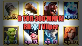 НОВЫЙ RH❄I Viiper В ТОП 300 МИРА / ПАЛАЧ + ХОГ / ТОПОВЫЕ БОИ / Clash Royale