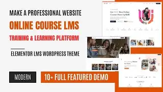 Make Online Courses  Website with Learning Management System | Education WordPress Theme | UpSkill