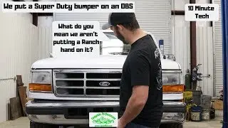 08-10 Super Duty Bumper install onto an OBS 92-97 F- Series Truck or Bronco