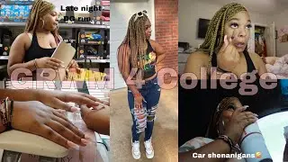 Vlog| GRWM for College, baking, shopping🛍️ etc…I Almost ran into a building!!