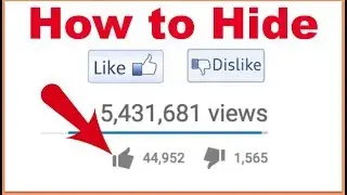 How to Hide 👍Likes & 👎 Dislikes on Youtube Videos