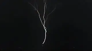 Crazy Upward Lightning!! 🤯⚡️