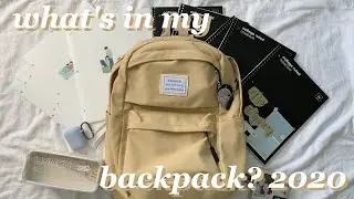 what's in my backpack 2020 🎒