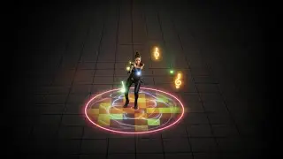 AOE Dance Unreal engine 5.4 Niagara