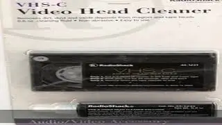 Radioshack Vhs-c Video Head Cleaner