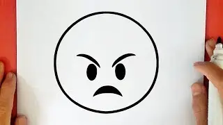 HOW TO DRAW ANGRY EMOJI