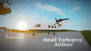 Small Turboprop Airliner tutorial | Roblox Plane Crazy