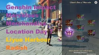 Genshin Impact Marvelous Merchandise Location Day 7 Liyue Harbour