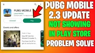 pubg 2.3 update kaise karen || pubg 2.3 update not showing