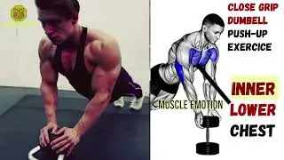 Close grip dumbbell inner lower chest #shorts