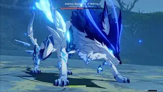Lupus Boreas Boss Fight (Low Level Challenge) - Genshin Impact 原神