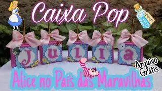 Caixa Pop Alice no País das Maravilhas