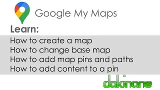 Google My Maps tutorial