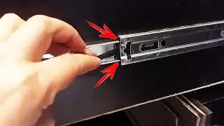 How to Remove a Drawer with Telescopic Guides: Remove in 2 Minutes