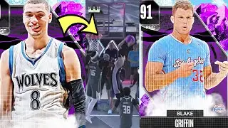 Amethyst Blake Griffin and Zach Lavine Gameplay in NBA2K24 MyTeam! Dunks are Insane..