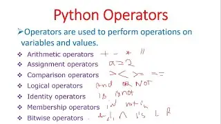 What are Operators in Python | Types of Operators in Python- in Hindi 15