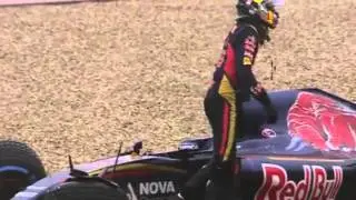 F1 2015 United States Carlos Sainz Crash