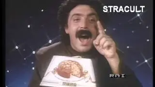 Spot NINO FRASSICA panettone MAINA, 1985, archivio Stracult