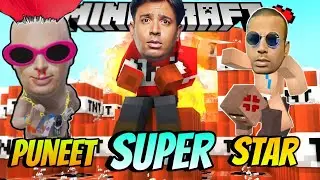 When Lord Puneet In Minecraft 😂 | Minecraft Hindi @puneetsuper_starrrrk9f