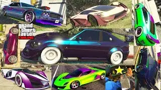 GTA 5 I BEST OF 2018 I Modded Crew Color's #2 I +15 PAINT JOBS