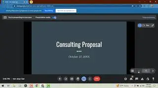 Present Google Slides directly in Google Meet