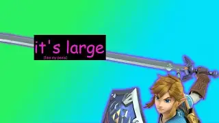 they call him big link cause he got a big sword