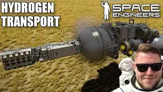 Building an atmospheric hydrogen gas transporter as a German Engineer - Space Engineers E44