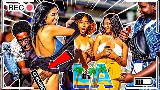 EXTREME TWERK OR GRAB🍑 *FREAKY*💦 LA BEACH EDITION | PUBLIC INTERVIEW