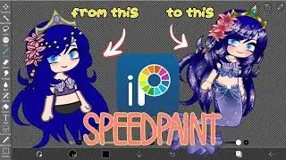 Mermaid Marinette | Speedpaint | Ibis Paint X | Gachaclub