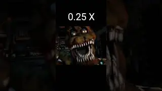 FNaF 7: Ultimate Custom Night - Nightmare Freddy Jumpscare 0.25x - 2x speed
